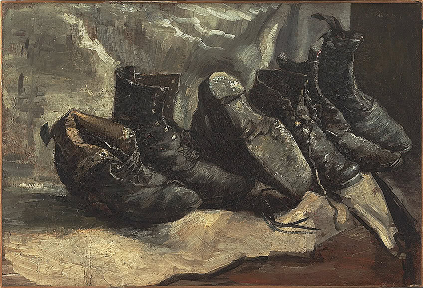 subject of still life of shoes