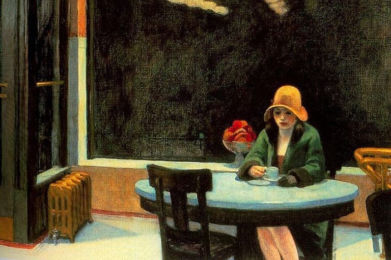 “Automat” by Edward Hopper – A Detailed Painting Analysis