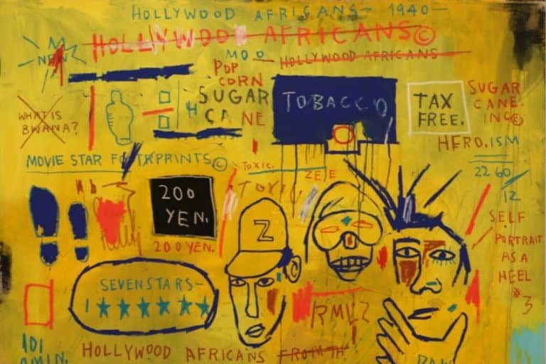“Hollywood Africans” by Jean-Michel Basquiat – A Painting Analysis