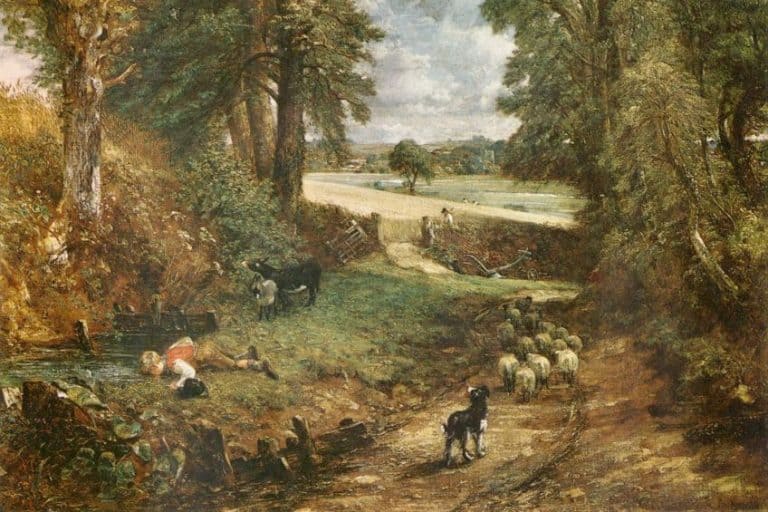 “The Cornfield” by John Constable – A Romantic Artwork Analysis