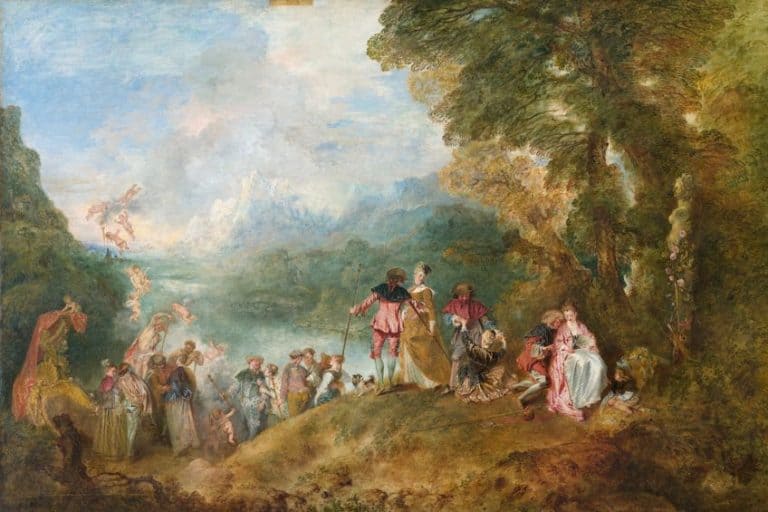 “The Embarkation for Cythera” by Jean-Antoine Watteau – Analysis