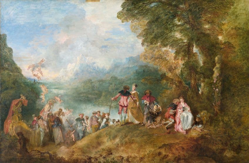 The Embarkation for Cythera by Jean-Antoine Watteau Analysis
