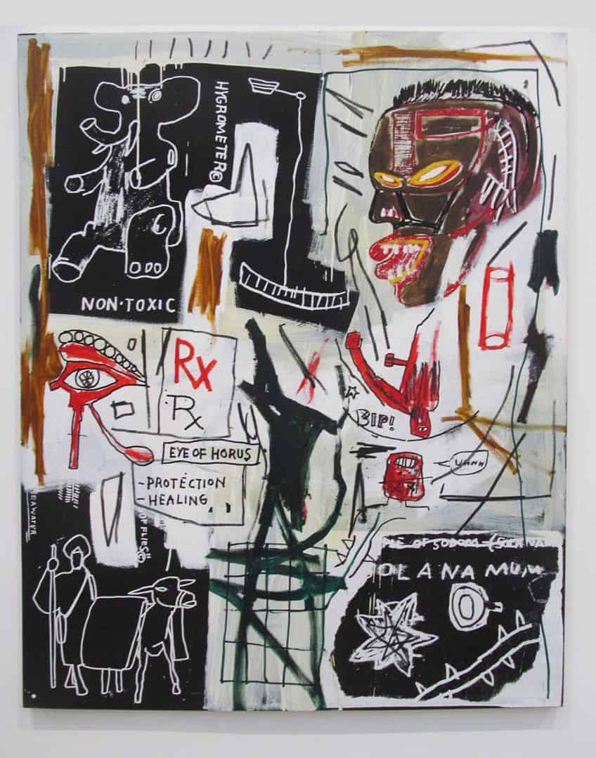 Untitled Skull Painting by Jean-Michel Basquiat Context