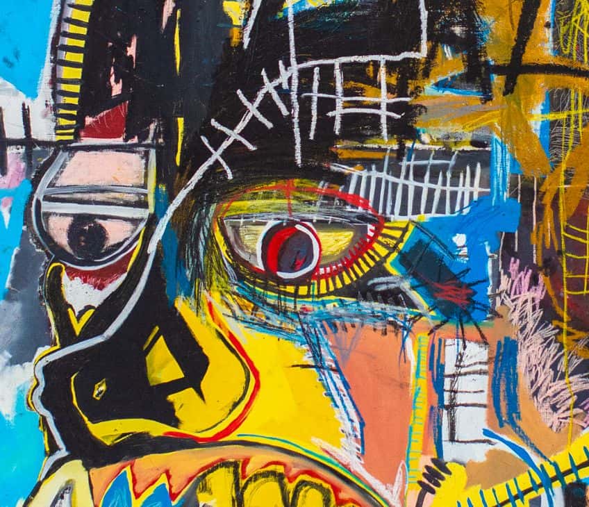 Untitled Skull Painting by Jean-Michel Basquiat Subject