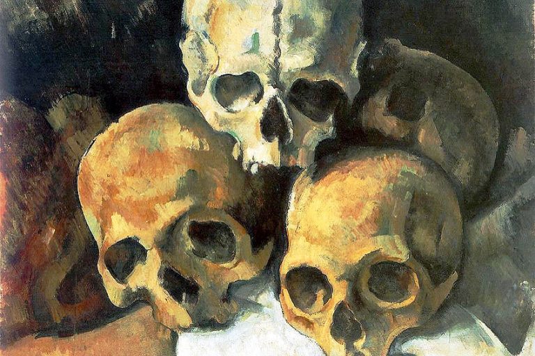 “Pyramid of Skulls” by Paul Cézanne – The Art of Death