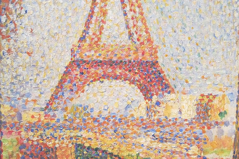  The Eiffel Tower By Georges Seurat Strokes Of Brilliance