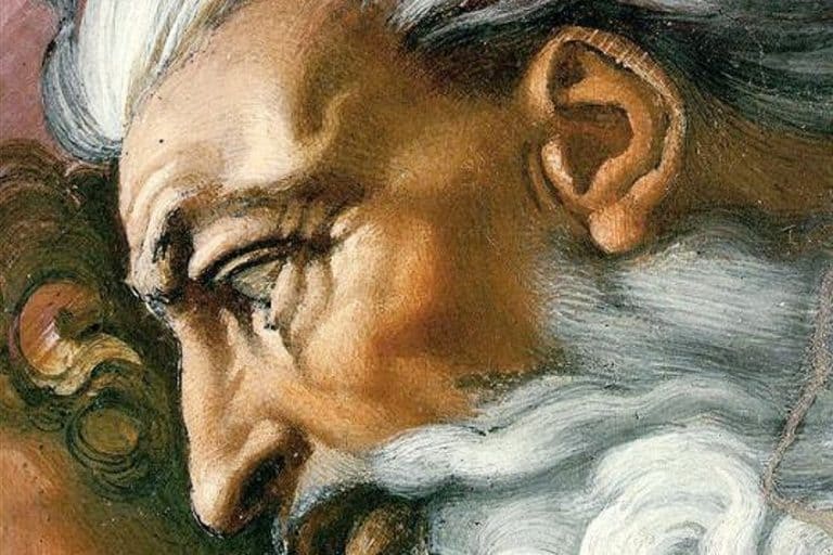 “The Face of God” by Michelangelo – Exploring the Celestial Vision