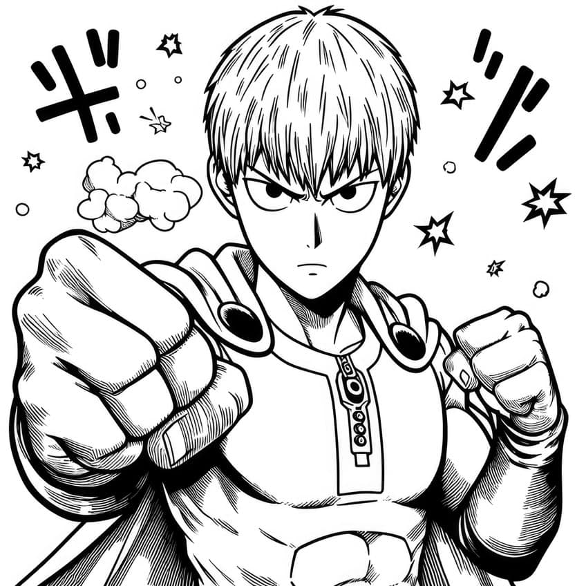 manga coloring sheet 09