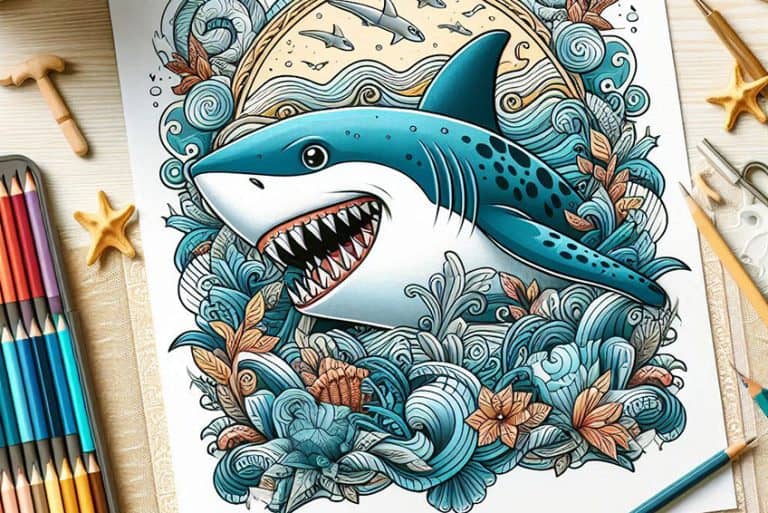 shark coloring pages