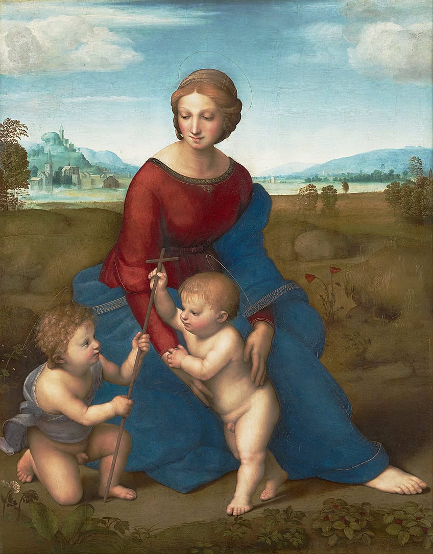 Madonna in the Meadow Art