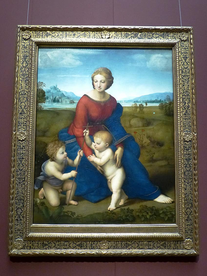 Madonna in the Meadow History