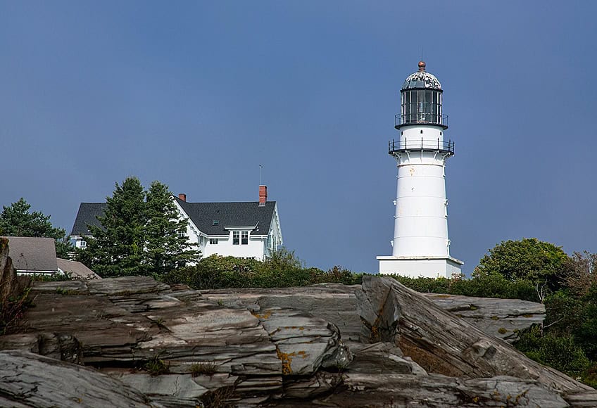 The Lighthouse at Two Lights Artwork