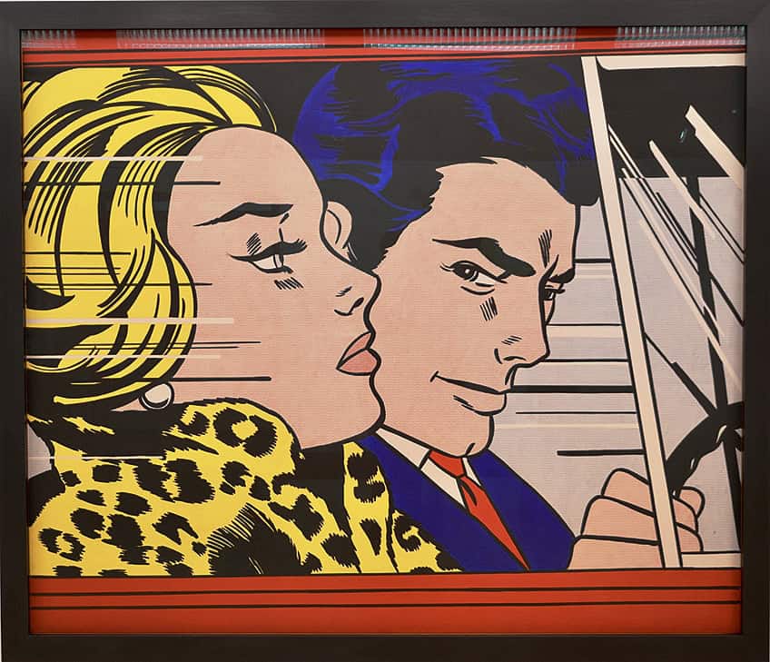 In the Car Roy Lichtenstein