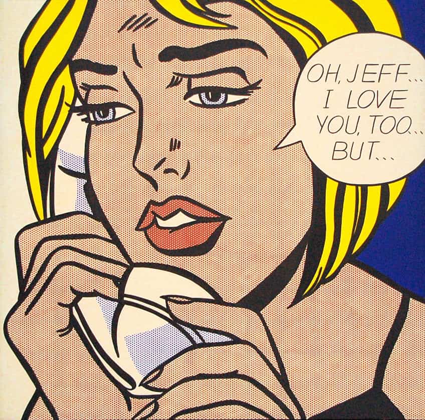 Oh Jeff I Love You Too But Roy Lichtenstein