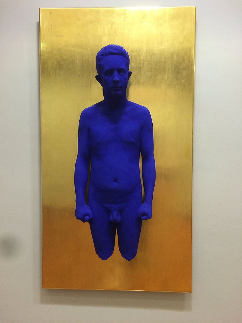 Yves Klein in Body Print