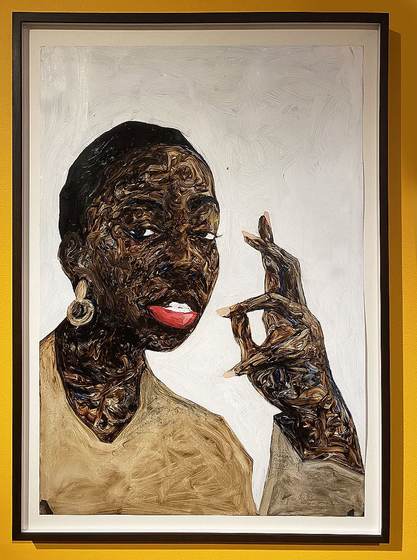 Amoako Boafo Finger Painting