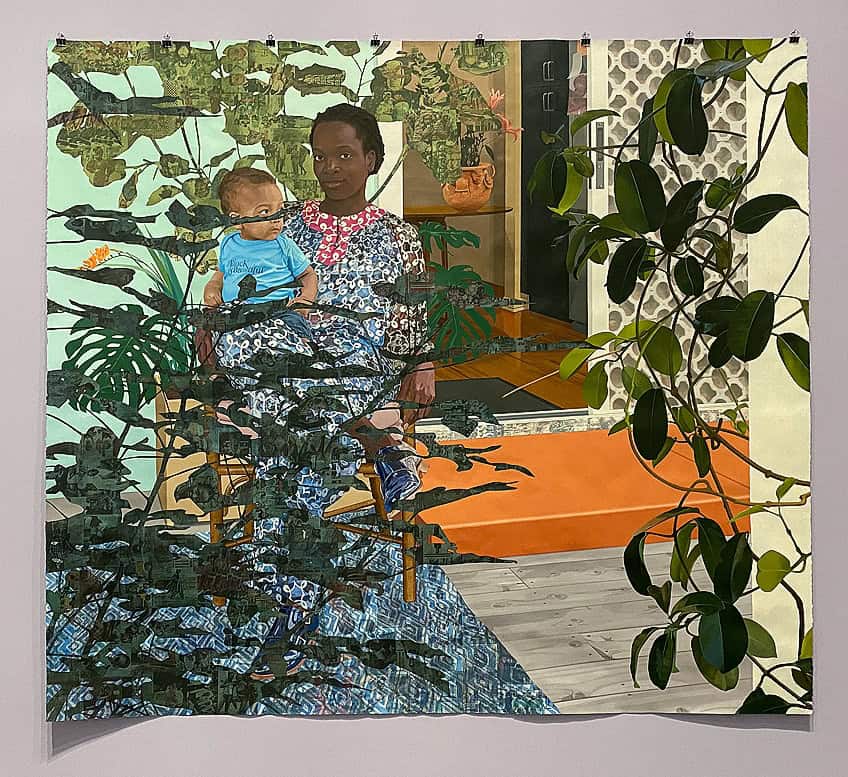 Artwork by Njideka Akunyili Crosby