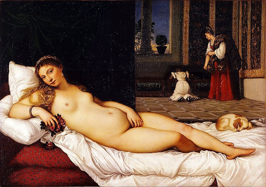 Danielle McKinney Reclining Painting