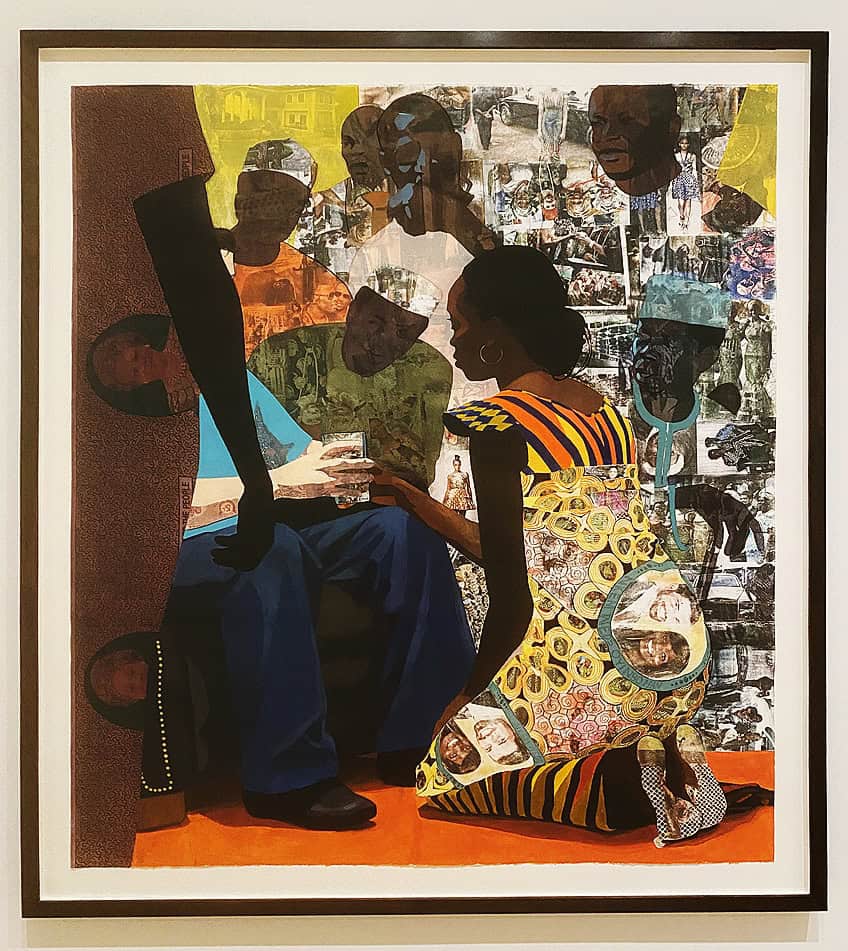 Njideka Akunyili Crosby Painting