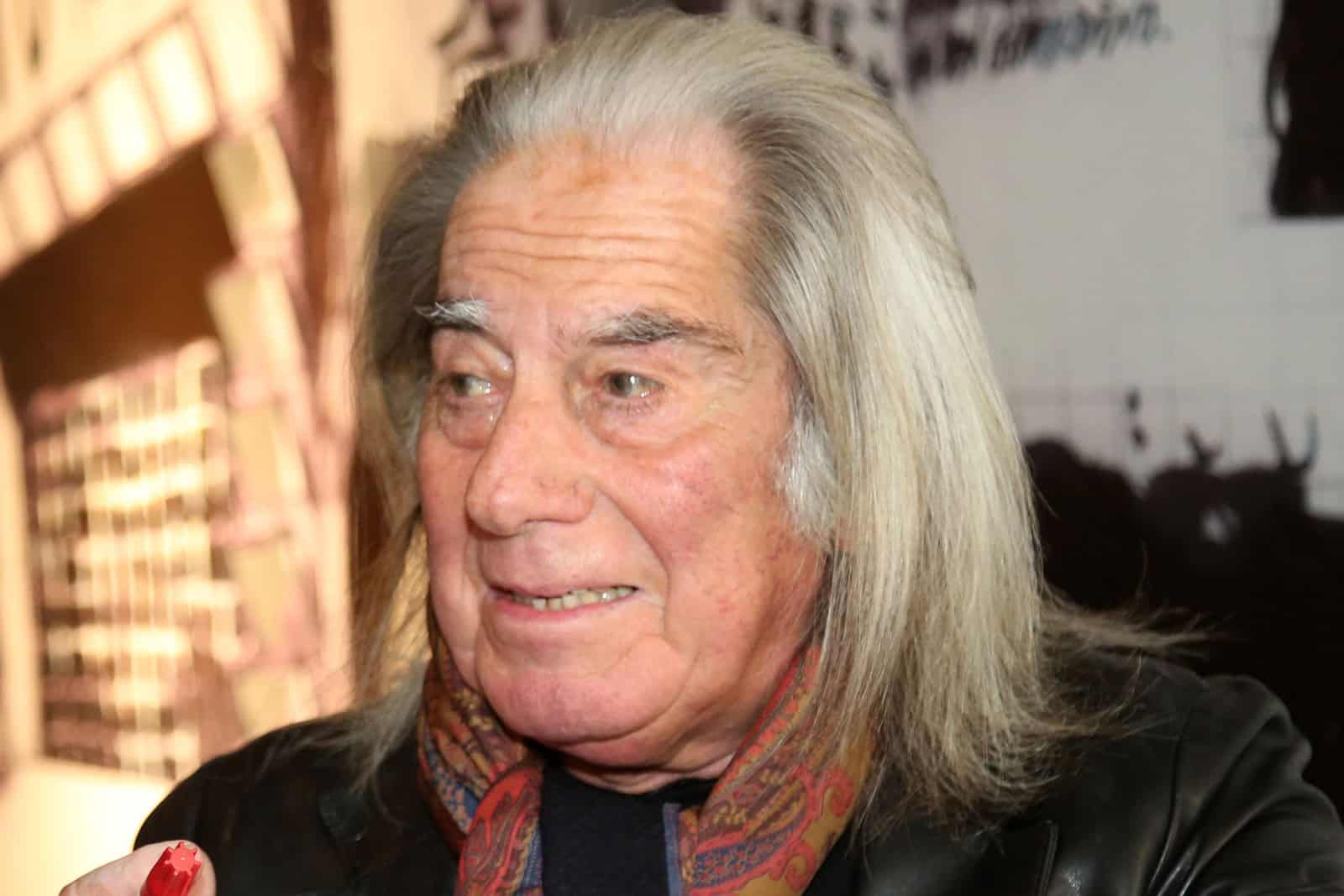 Fabrizio Plessi photographed at the opening of his exhibition LIQUID LABYRINTHS in Vienna in April 2015.