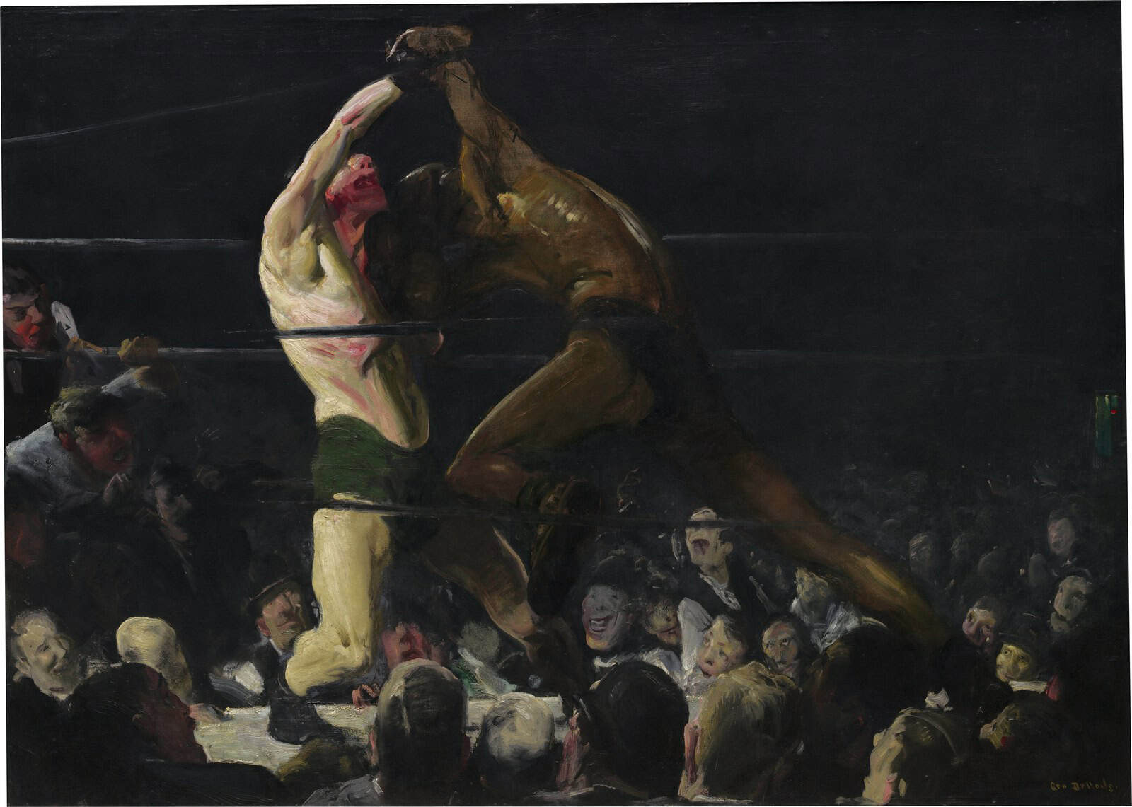 George Bellows, Both Members of This Club, 1909, NGA 30667. Both Members of This Club.