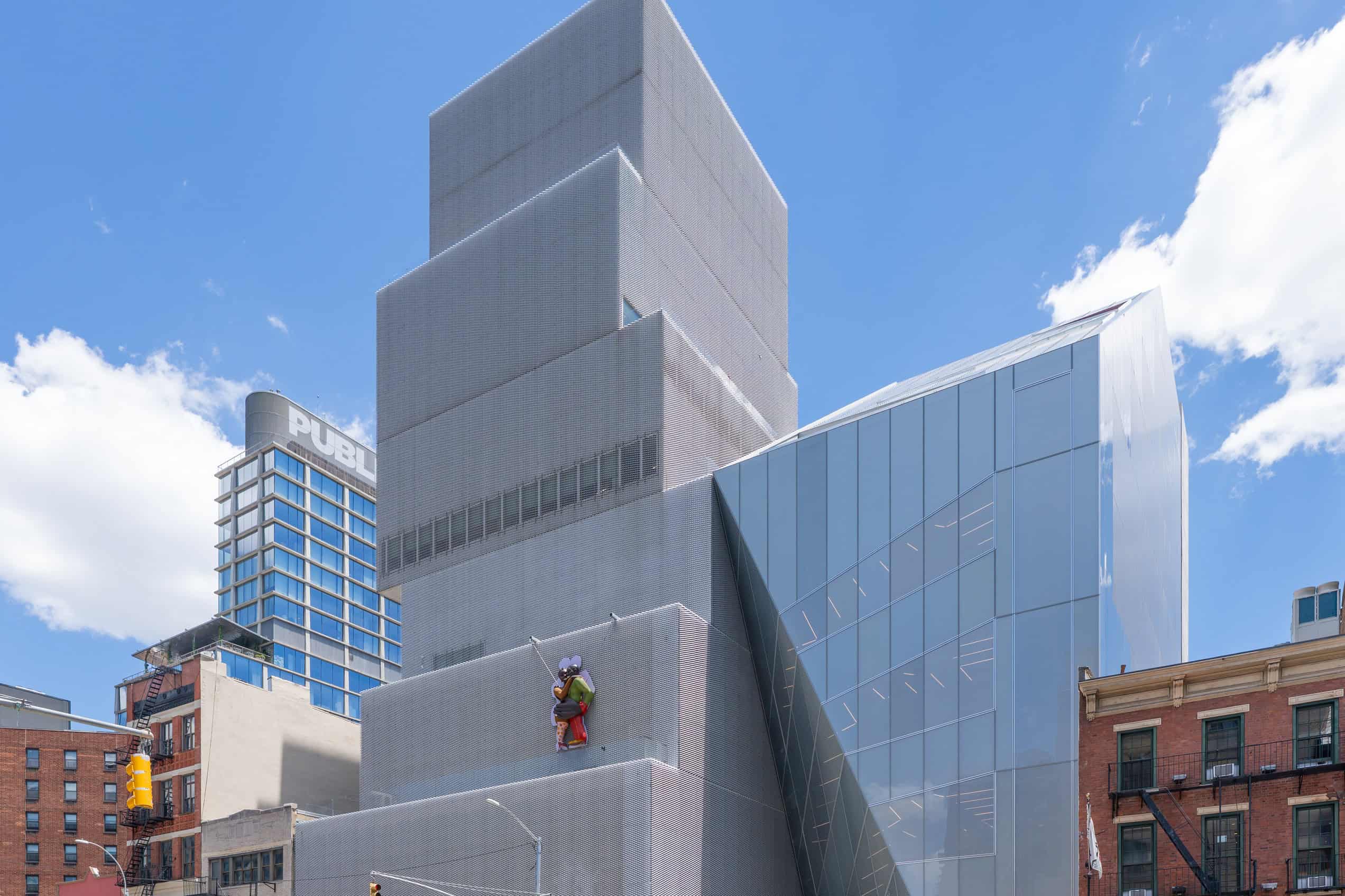The expanded New Museum building on the Bowery in New York in June 2026.