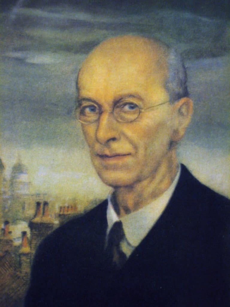 Arthur Rackham's 1934 self-portrait, titled A Transpontine Cockney.