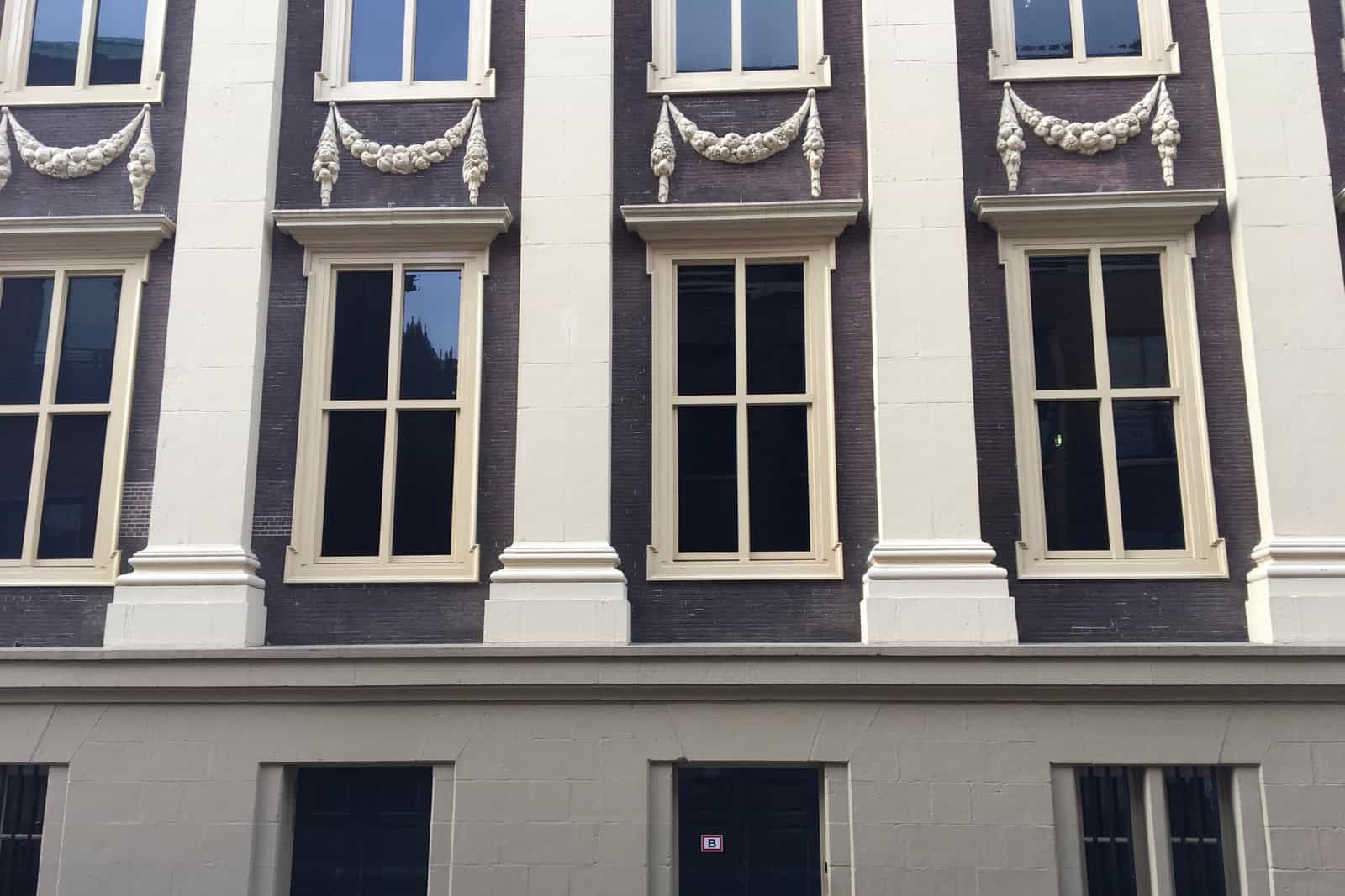 Exterior of the Mauritshuis in The Hague.
