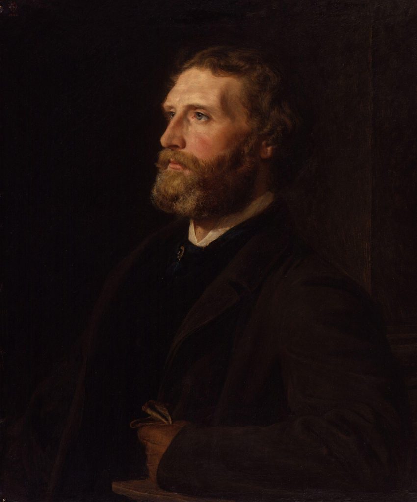 Frederic William Burton in a portrait by Henry Tanworth Wells.