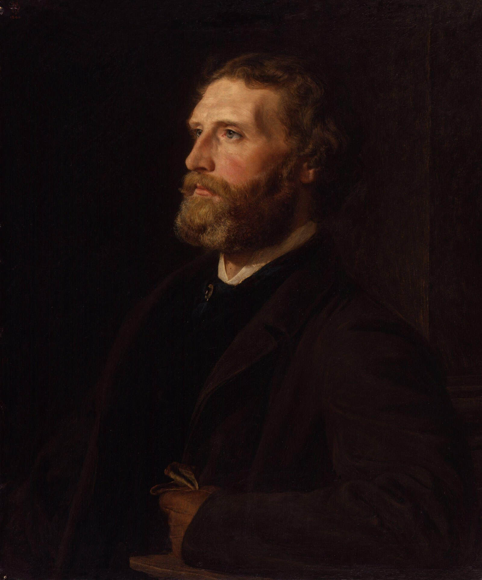 Frederic William Burton in a portrait by Henry Tanworth Wells.