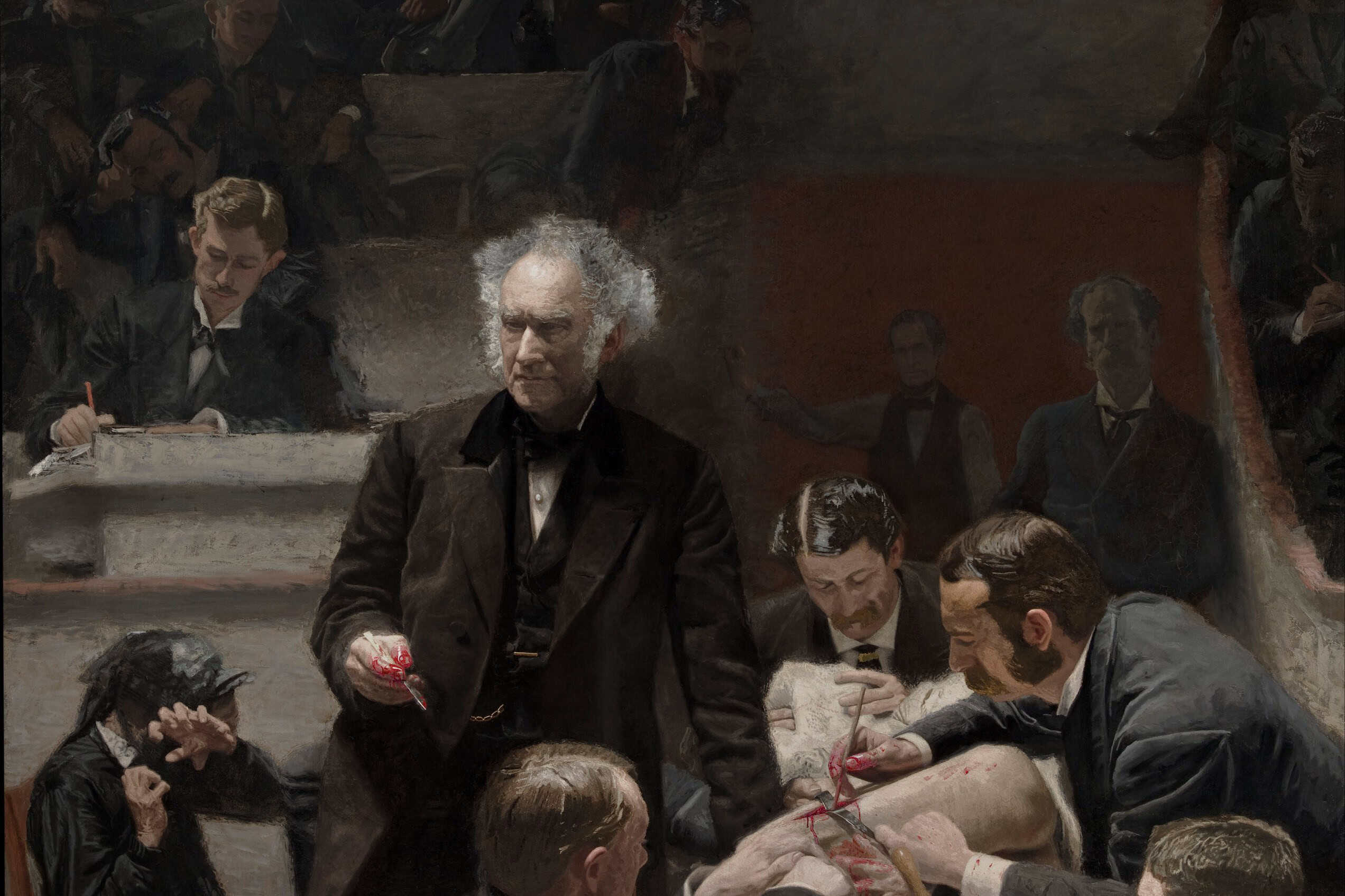 Thomas Eakins's Portrait of Dr. Samuel D. Gross (The Gross Clinic), painted in 1875.