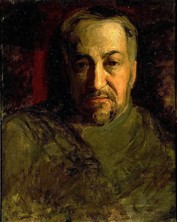 Thomas Eakins's self-portrait, painted around 1902.