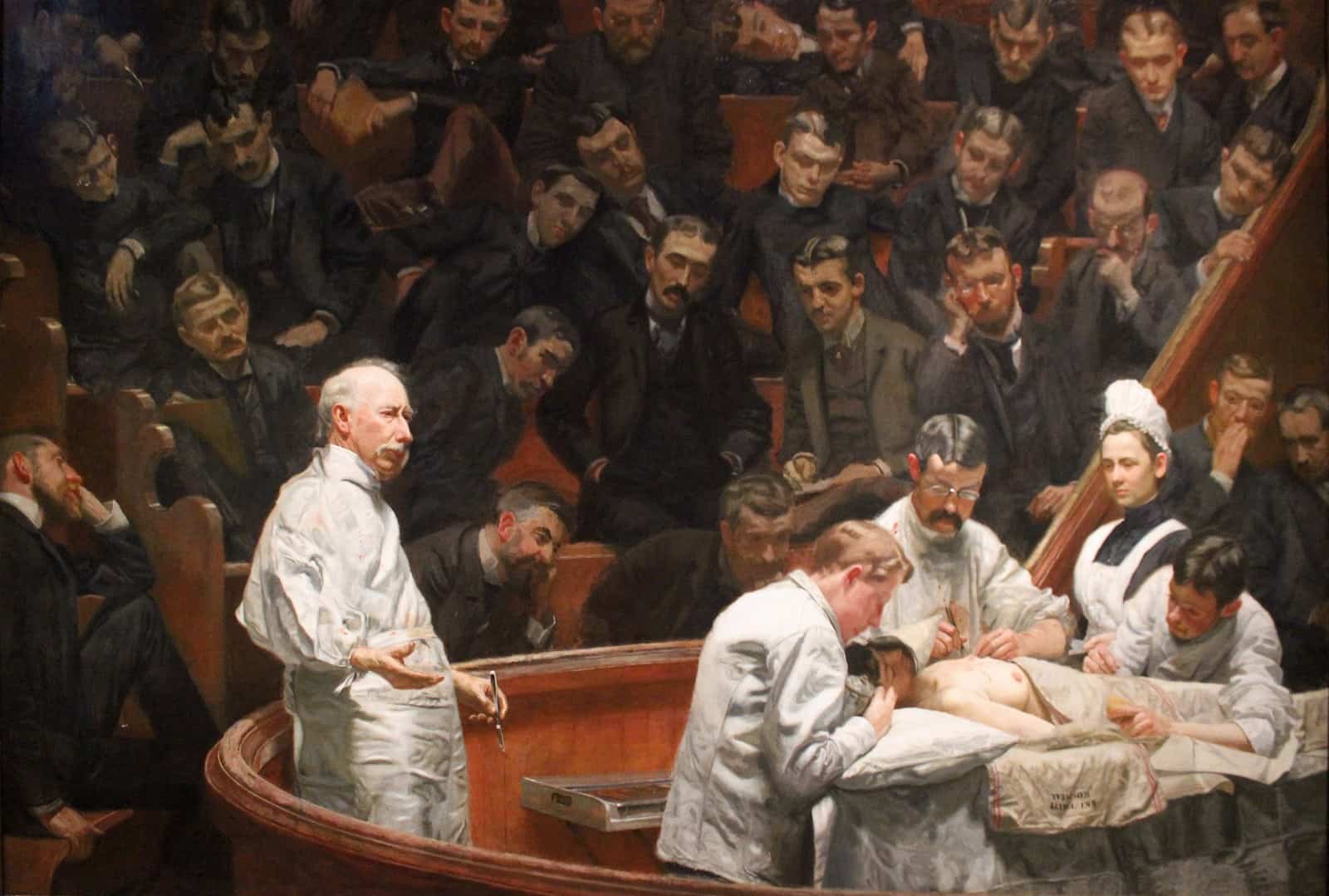 Thomas Eakins's The Agnew Clinic, painted in 1889.