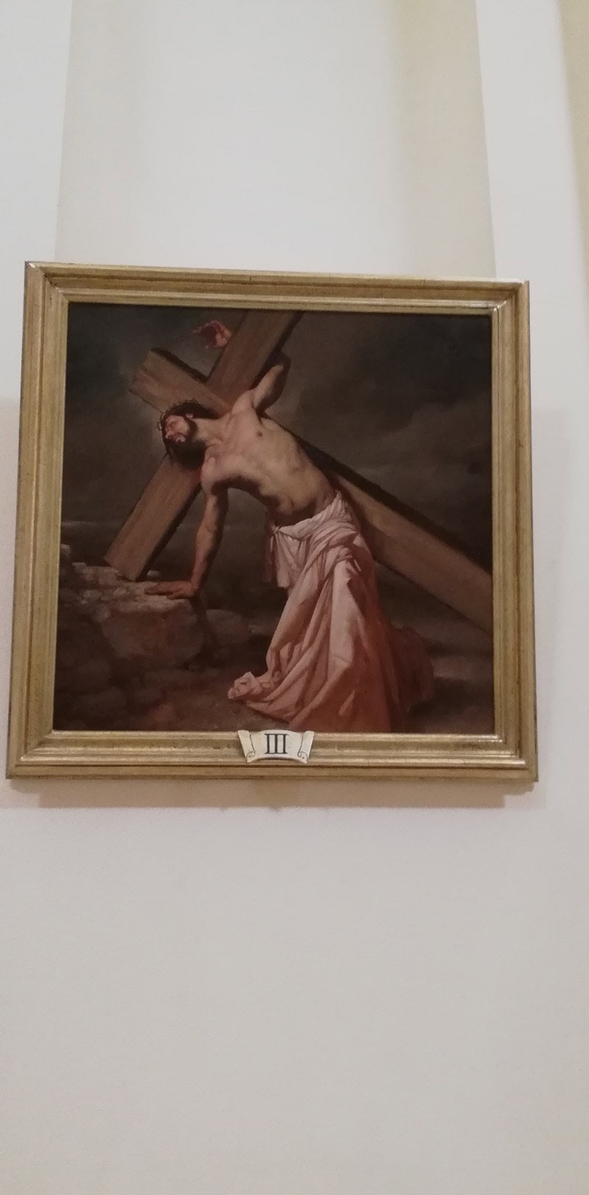 Cathedral (Noto) 14 01 2024 33. Dipinto. Stazione della Via Crucis.