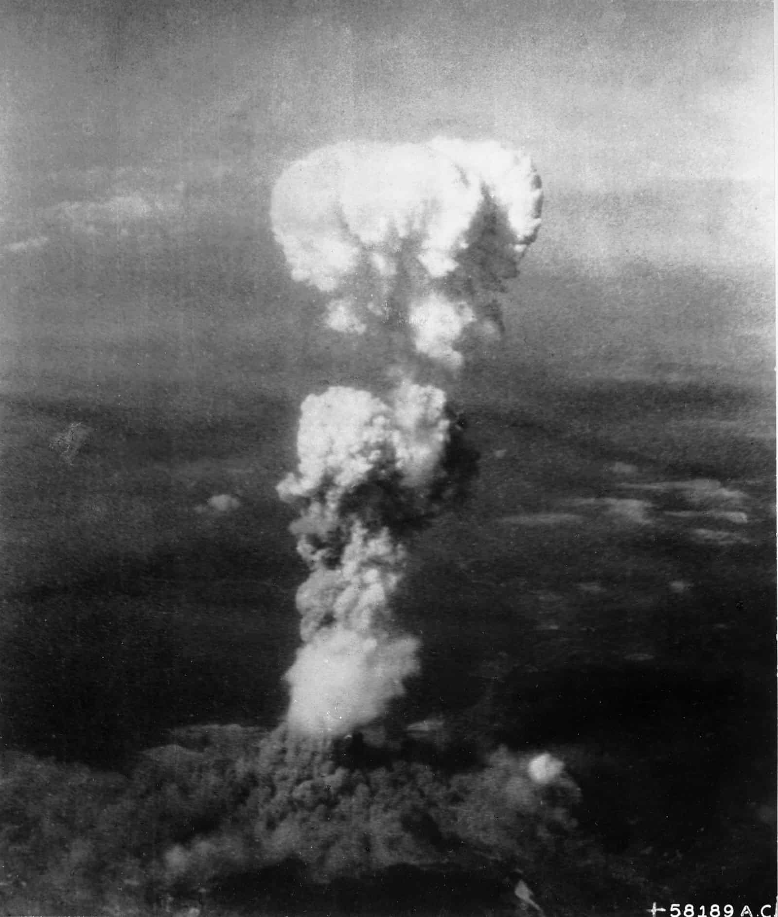 The atomic cloud over Hiroshima on August 6, 1945, an event Dalí later identified as a turning point in his thinking.