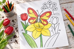 Spring Coloring Pages - 36 Beautiful Pages to Print