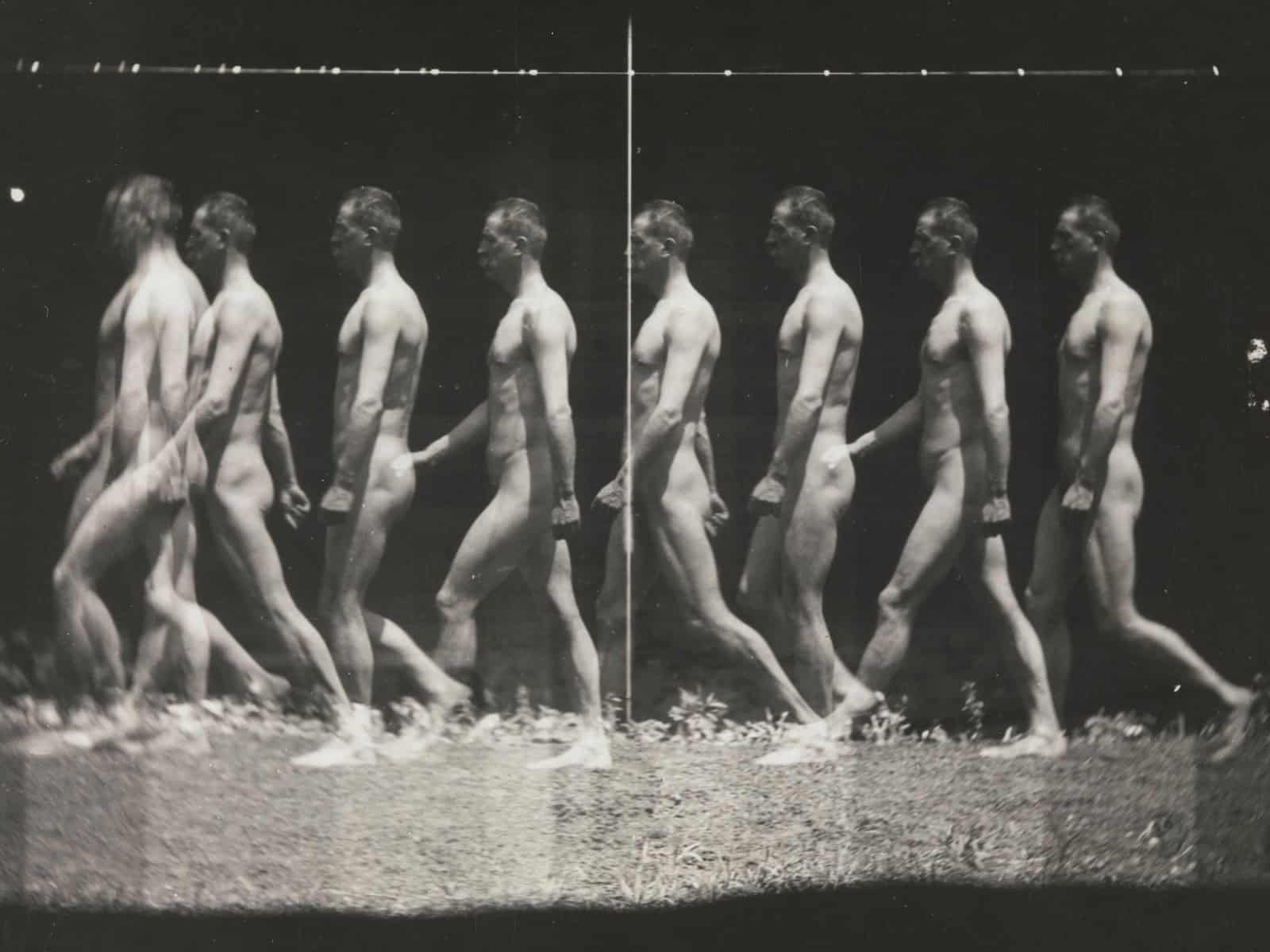 -Man Walking, "Stroboscopic" Photograph- MET DP300555. Photograph; Photographs.