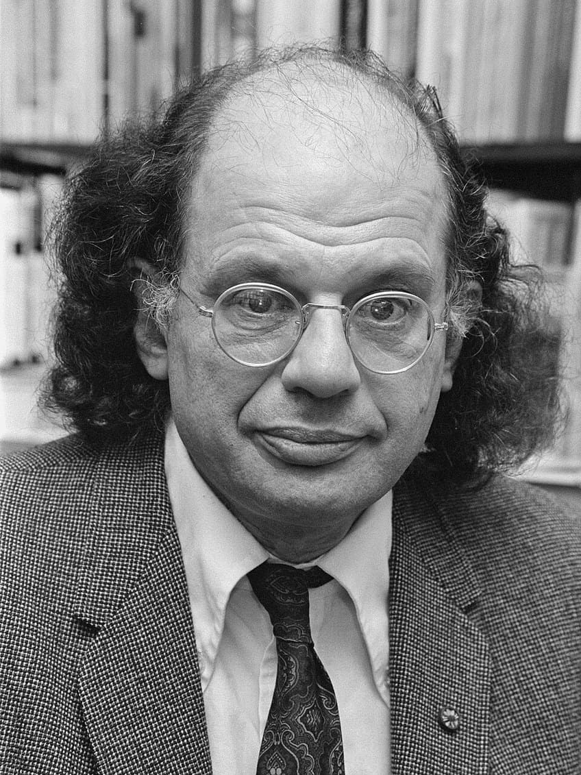 Allen Ginsberg signing books in Amsterdam (1979)