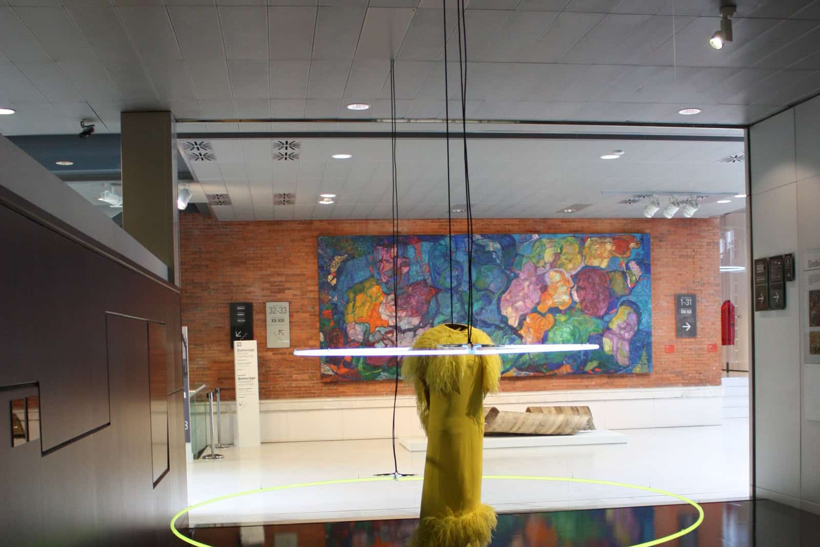 Gallery inside Bilbao Fine Arts Museum during a Balenciaga exhibition in 2010.