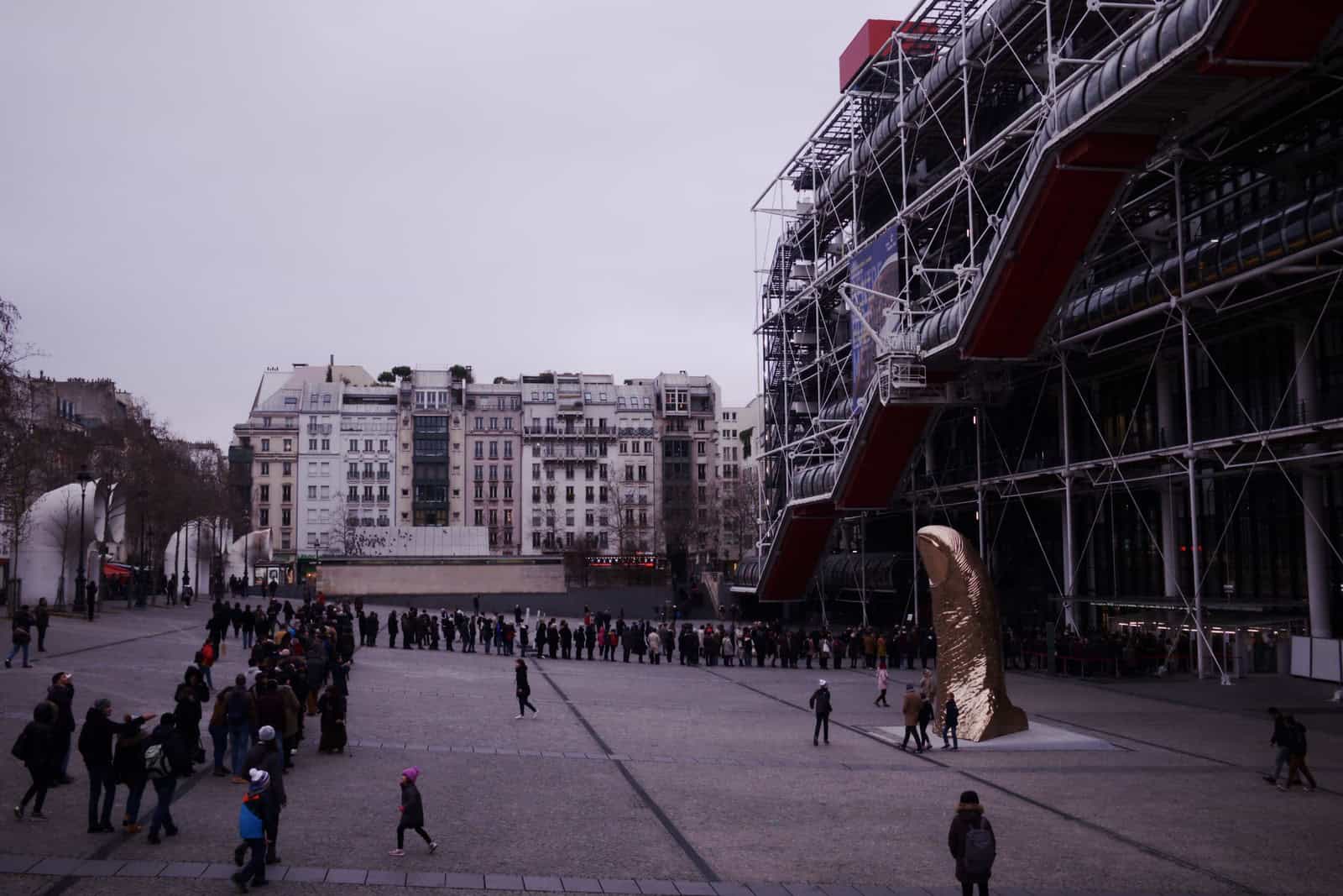 Place Georges Pompidou in Paris.