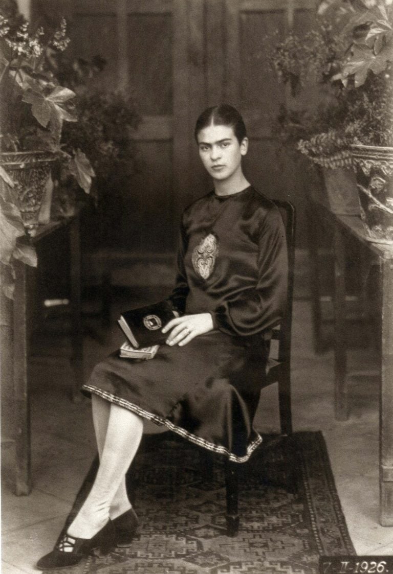 Frida Kahlo at age 19 (1926), photographed by her father Guillermo Kahlo