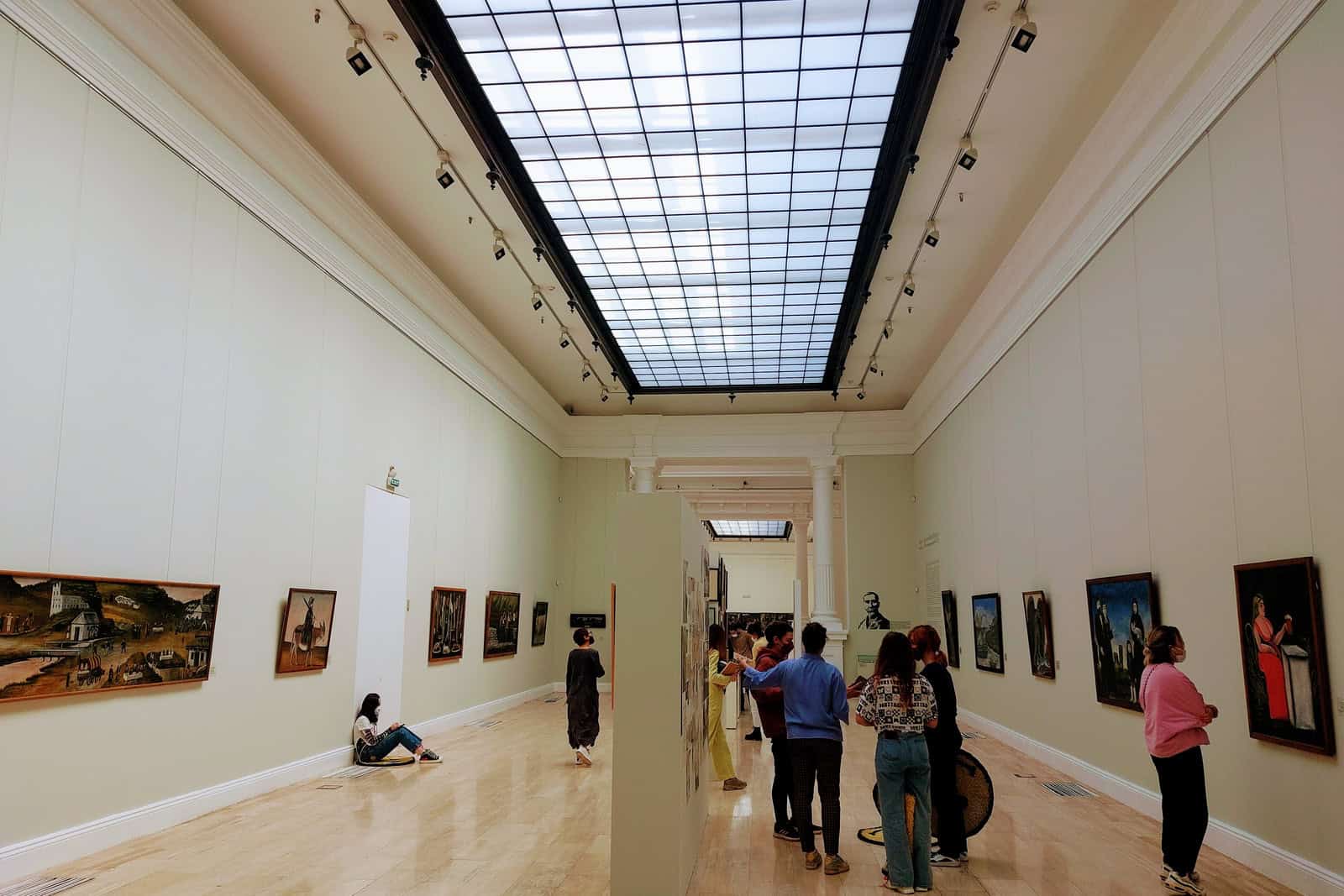 Gallery installation at the National Gallery of Georgia in Tbilisi
