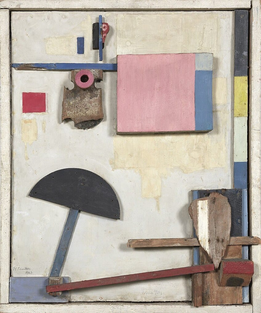 Merzbild Kijkduin (1923) by Kurt Schwitters