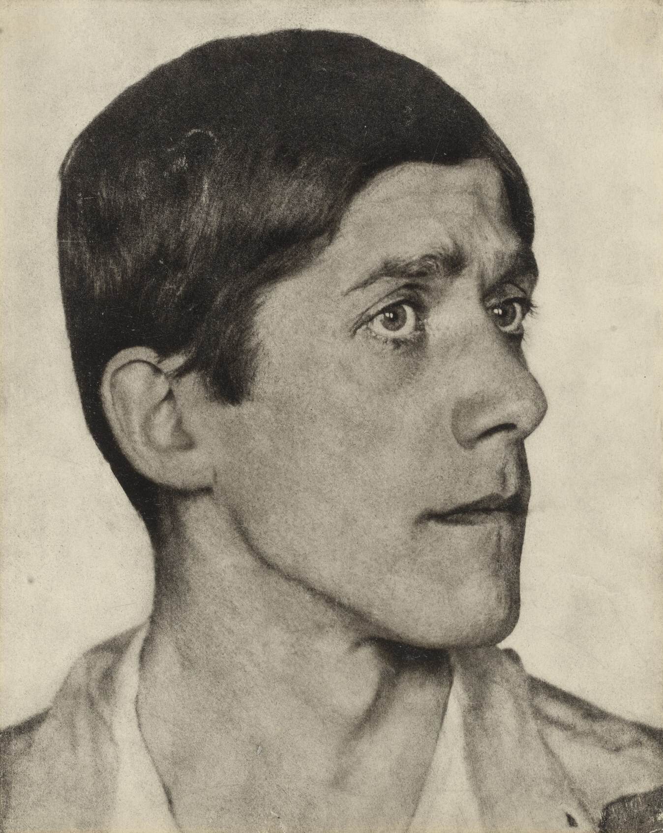 Oskar Kokoschka in a 1919 portrait made as he began teaching at the Dresden Academy.
