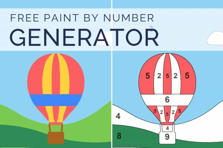 Paint by Number Generator - free online tool