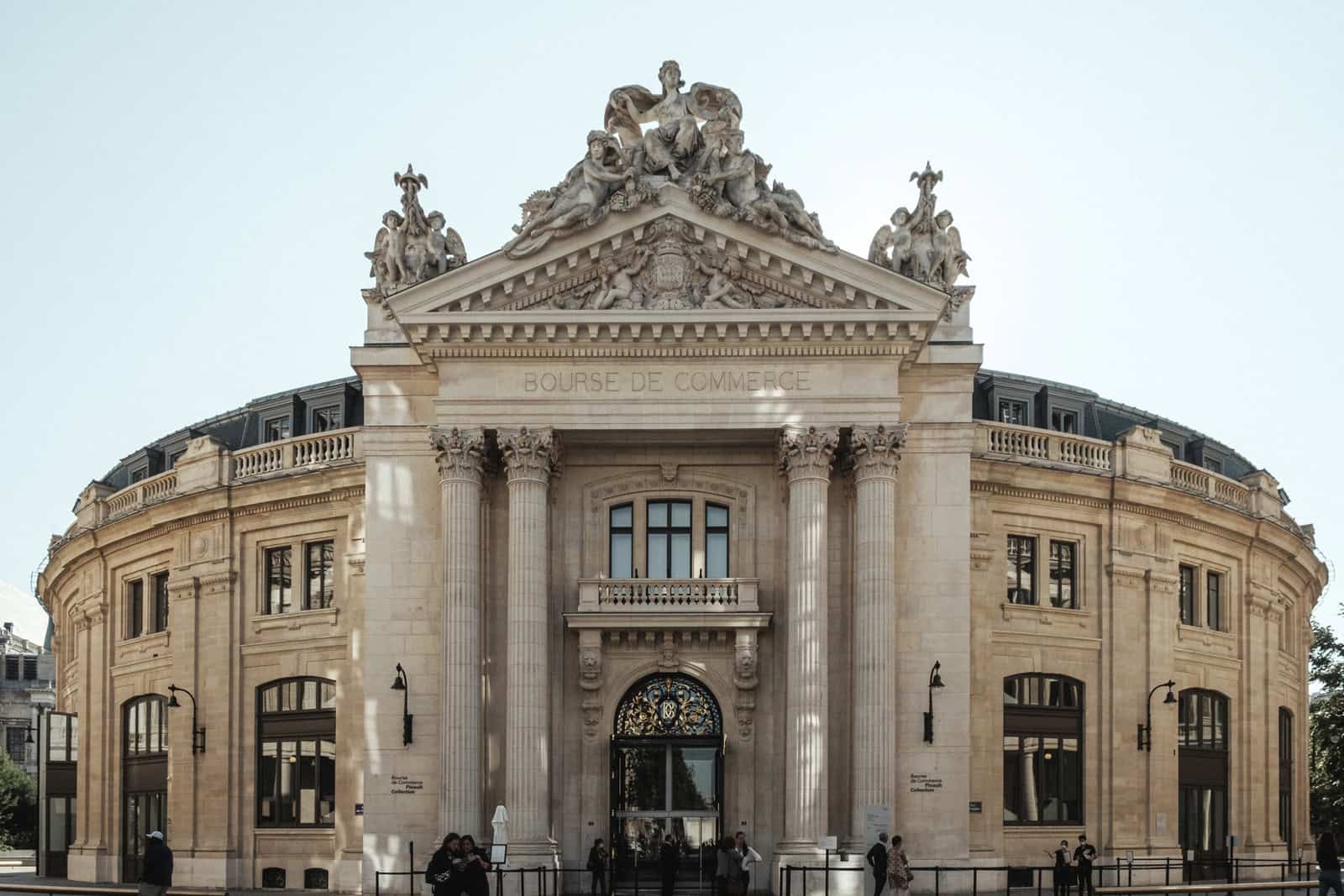 The domed Bourse de Commerce building in Paris.