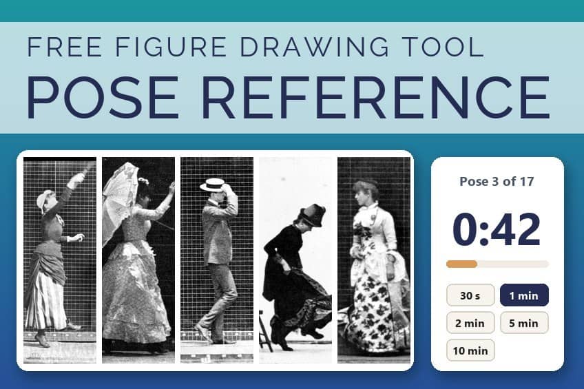 Pose Reference: Free Timed Figure Drawing Practice - free online tool