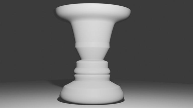 Rubin's vase, the classic figure-ground illusion of positive and negative space